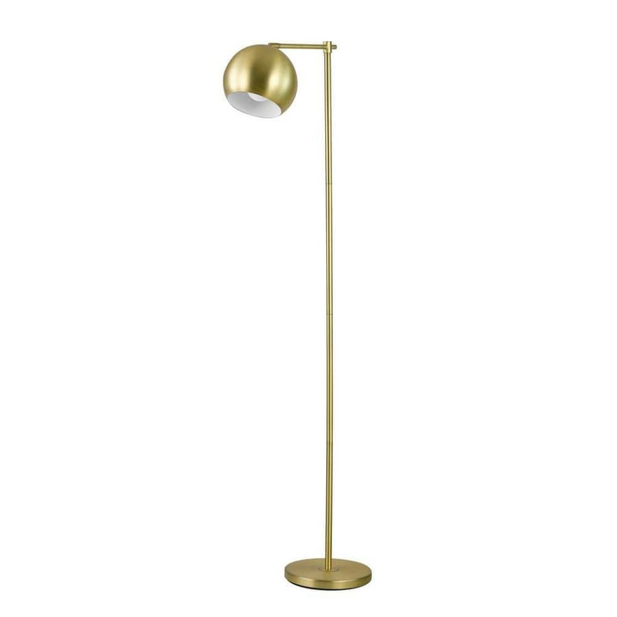 Lamps * | Molly 60 In. Gold Floor Lamp By Globe Electric