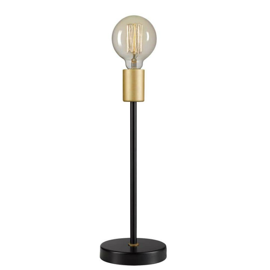 Lamps * | Remington 15 In. Black Indoor Table Lamp By Globe Electric